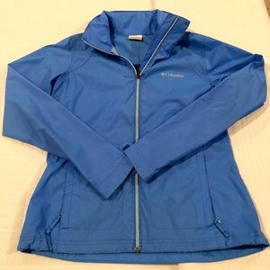 Columbia blue windbreaker/jacket M